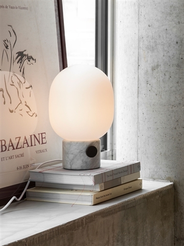 JWDA Bordlampe, Marmor, Hvid