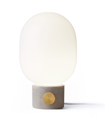 JWDA Concrete Bordlampe, Lys Grå / Messing