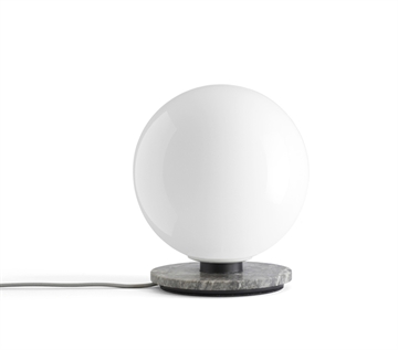 TR Bulb Bordlampe / Væglampe, Grå Marmor/Blank