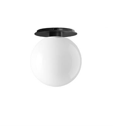 TR Bulb loftlampe / væglampe, sort/blank