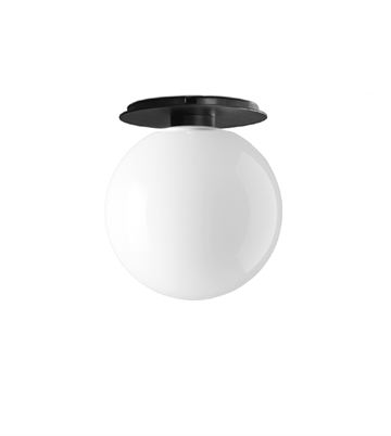 TR Bulb loftlampe / væglampe, sort/blank