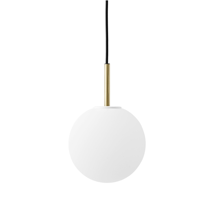 TR bulb pendel, børstet messing/mat