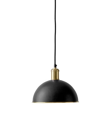 Outlet: Hubert Pendel - Tribeca, Ø24, Poleret Messing & Sort