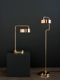 Petite Machine gulvlampe, messing