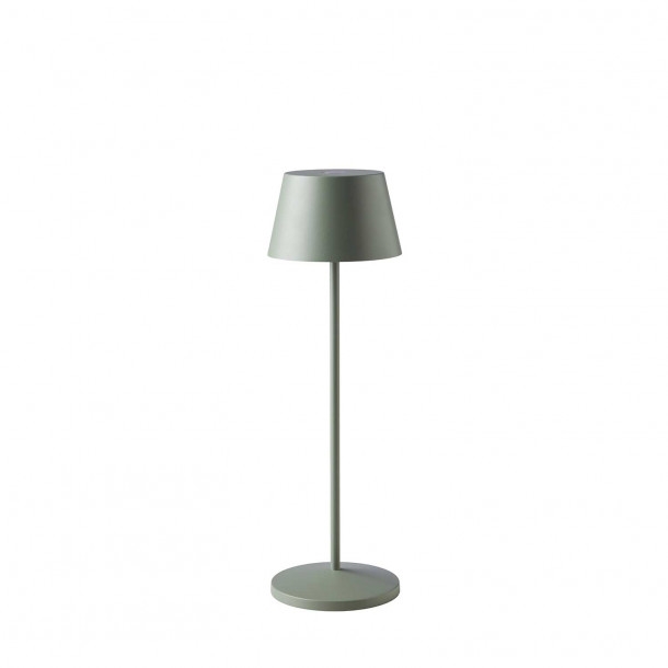 Modi bordlampe / batterilampe, grøn/grå