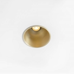 Thimble 74 1x indbygningsspot IP55, anodiseret børstet pearl