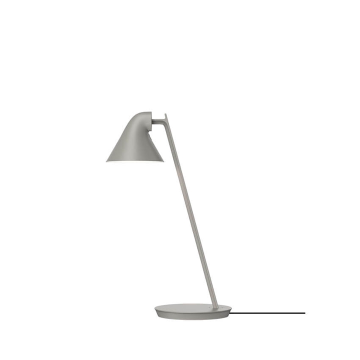 NJP Mini bordlampe, lys alu grå