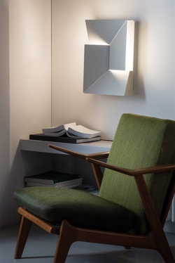 Wall Shadow moyen væglampe, hvid