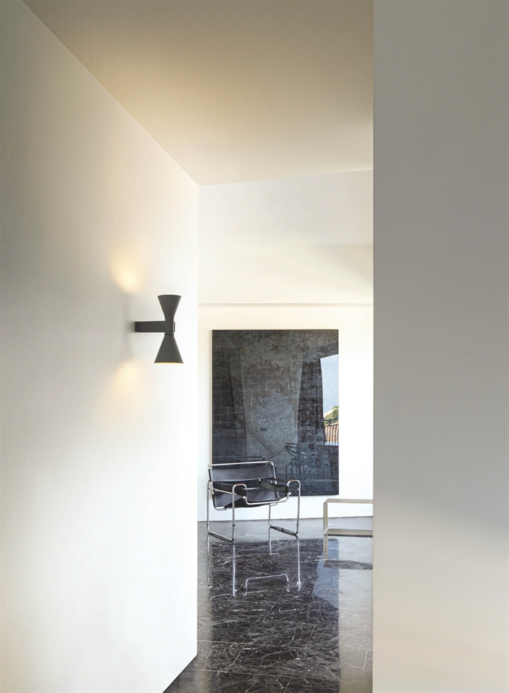 Applique de Marseille Mini væglampe, grå