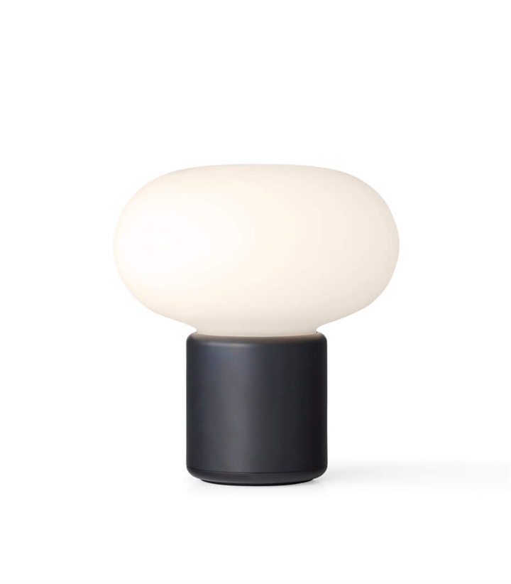 Karl-Johan Portable Table Lamp, cold black