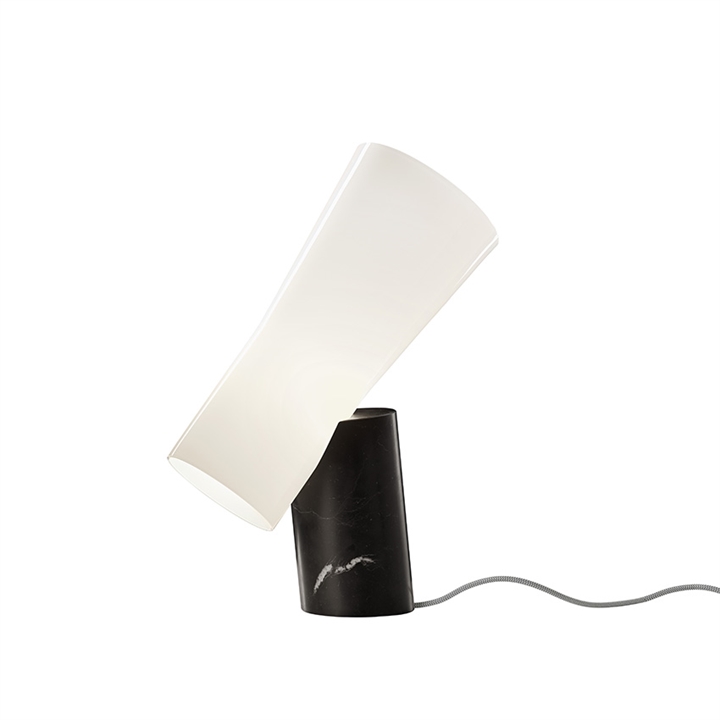 NILE bordlampe, sort marmor