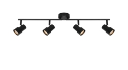 Boston 4-Rail loftlampe, sort