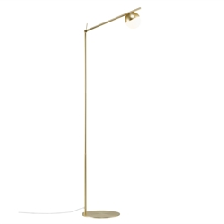Contina gulvlampe, messing