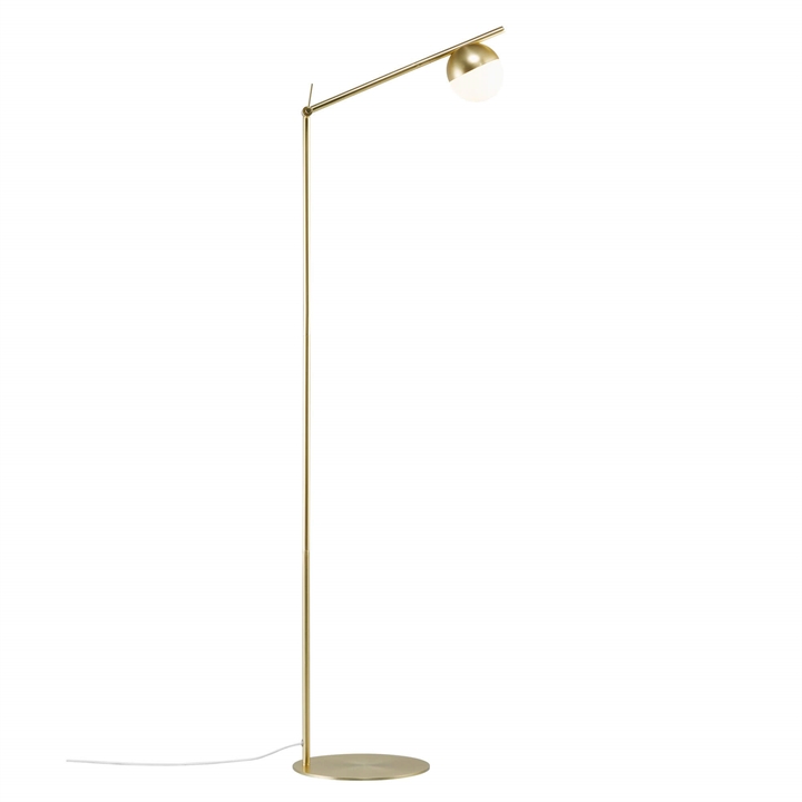 Contina gulvlampe, messing