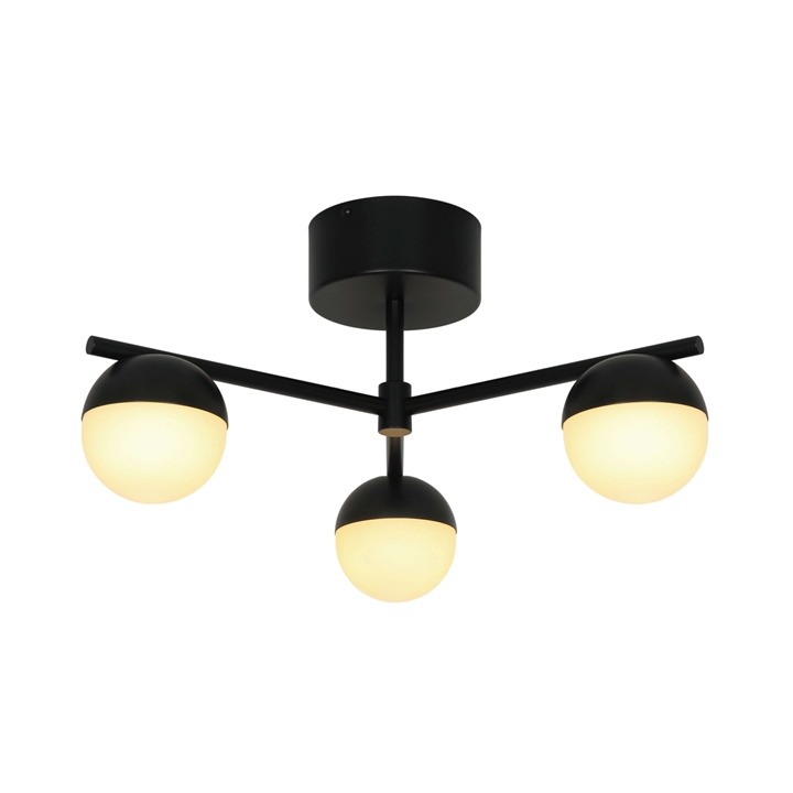 Contina loftlampe, sort
