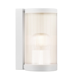 Coupar udendørs væglampe, hvid