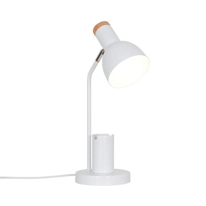Devone bordlampe, hvid