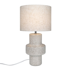 Dugan bordlampe, beige