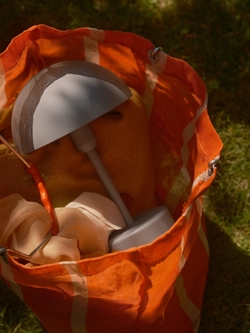 Ellen To-Go batterilampe / bordlampe, grå