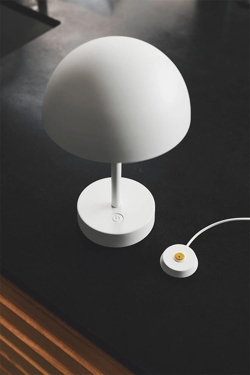 Ellen To-Go batterilampe / bordlampe, hvid
