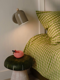 Gaston væglampe, lysebrun