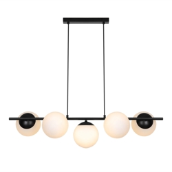 Lilly 5-spot pendel, sort