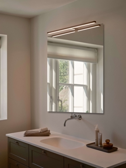 Marlee 80 væglampe/spejllampe, sort