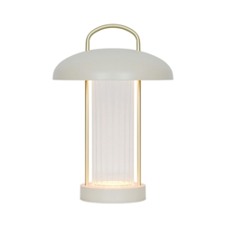 Mirano Portable batteri-/ bordlampe, beige
