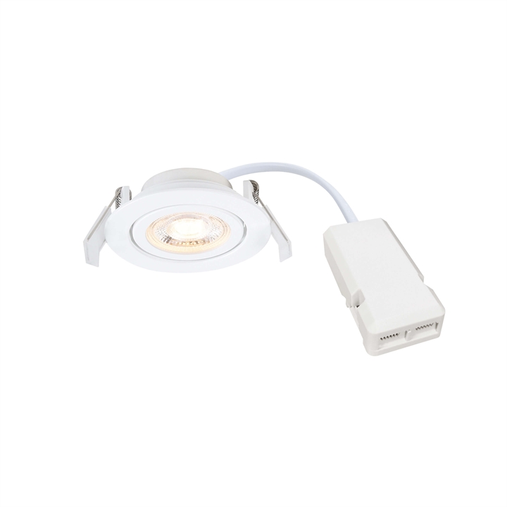Monolo 1-kit indbygningsspot, hvid