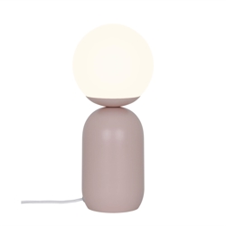 Notti bordlampe, støvet rosa