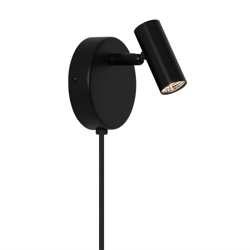 Omari Round væglampe, sort