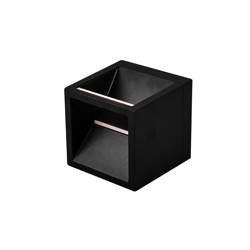 Rivo udendørs væglampe, sort