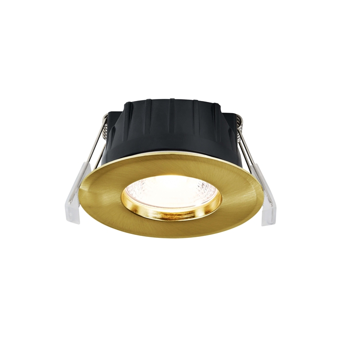 Nordlux Rosalee indbygningsspot, messing