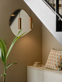 Tilo pendel, bruneret messing