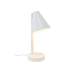 Wilmer bordlampe m/USB-C, hvid