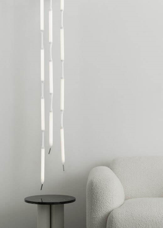 Reb lampe 5, hvid