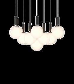 Miira 13 Large pendel, grå/opal