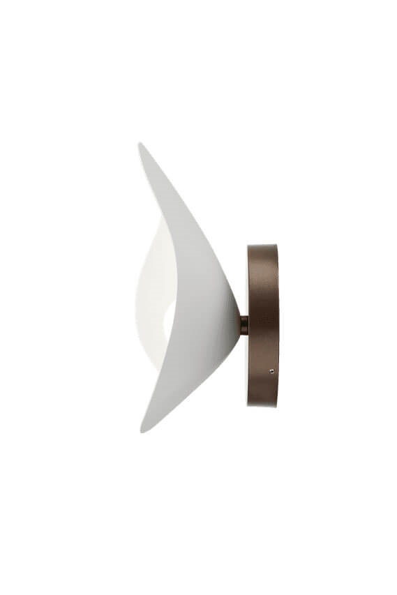 Florii 1 Væglampe Mørk Bronze/hvid