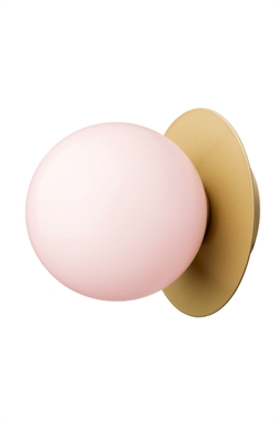 Liila 1 medium væglampe / loftlampe, nordic guld/rosa