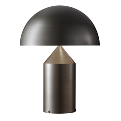 Atollo 233 bordlampe, satin bronze