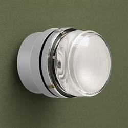 Fresnel væglampe / loftlampe LED, grå