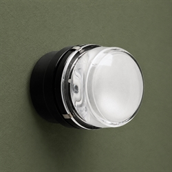 Fresnel væglampe / loftlampe LED, sort