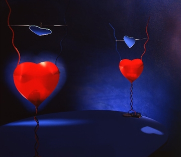 Ingo Maurer One From The Heart bordlampe