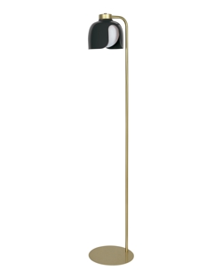 Decor Corolle gulvlampe, sort/guld