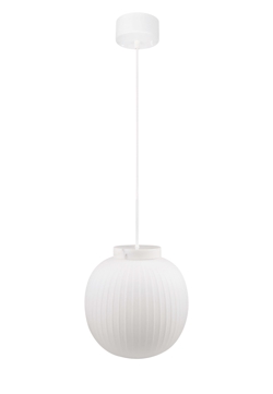 Decor Glass Lantern Marble pendel, hvid