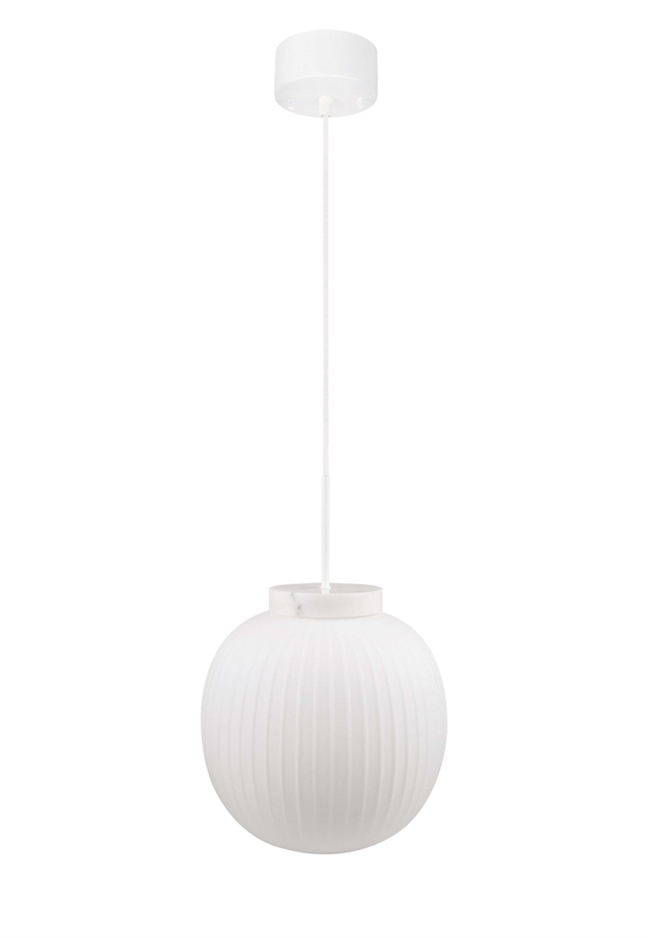 Decor Glass Lantern Marble pendel, hvid