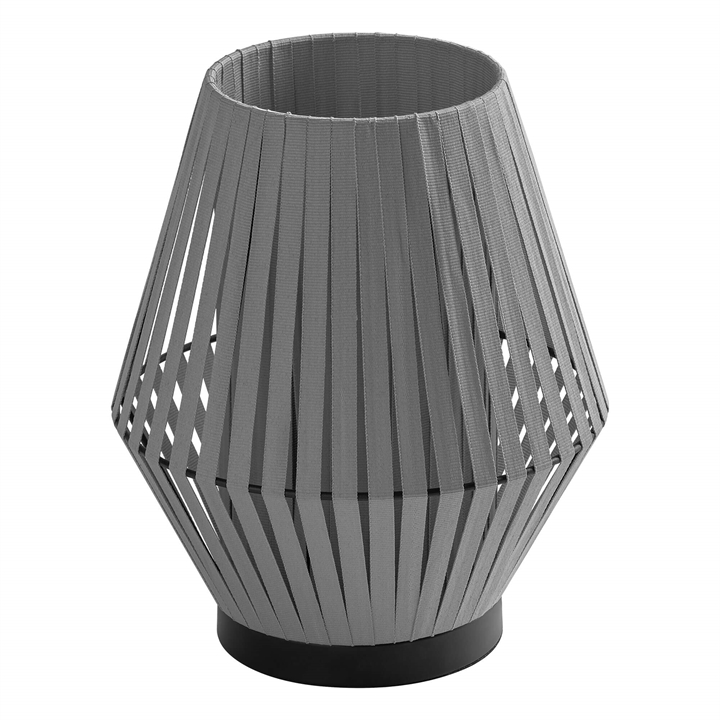 Decor Stripes bordlampe, mørkegrå