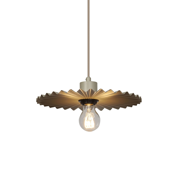 Decor Plisse pendel, beige