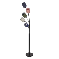 Decor Felt Weaving Cans gulvlampe, multifarvet