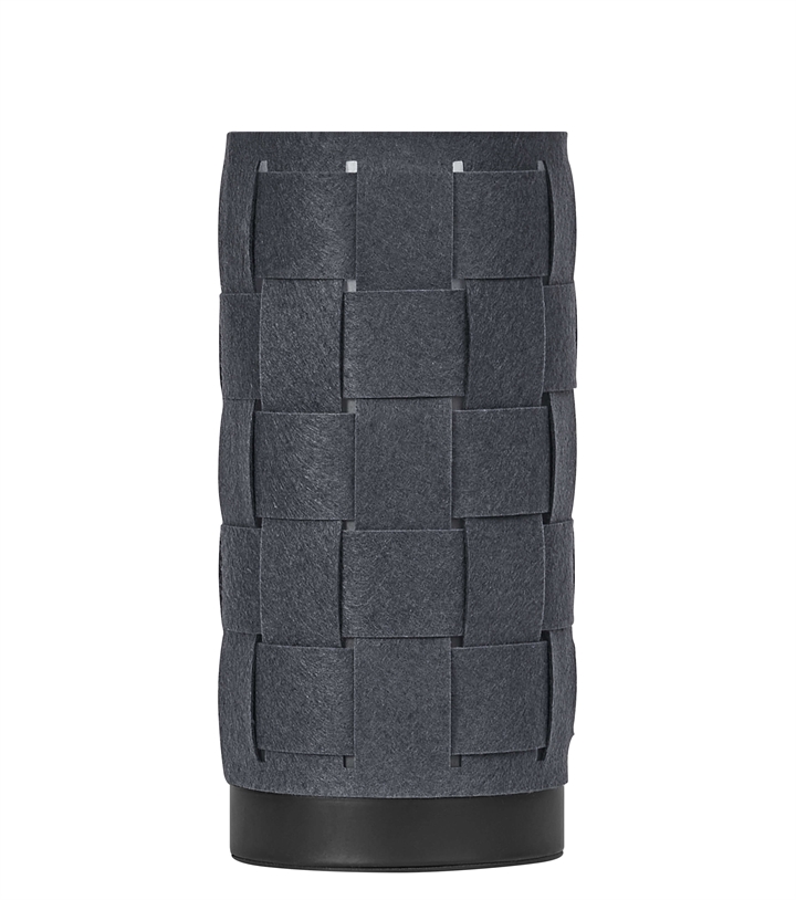 Decor Felt Weaving Tube bordlampe, mørkegrå